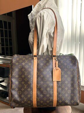 LOUIS VUITTON Monogram Travel Tote Bag, RARE